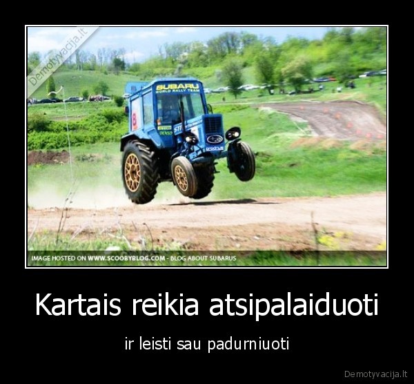 traktorius,atsipalaidavimas