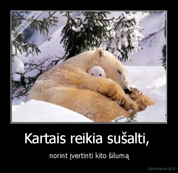 Kartais reikia sušalti, 