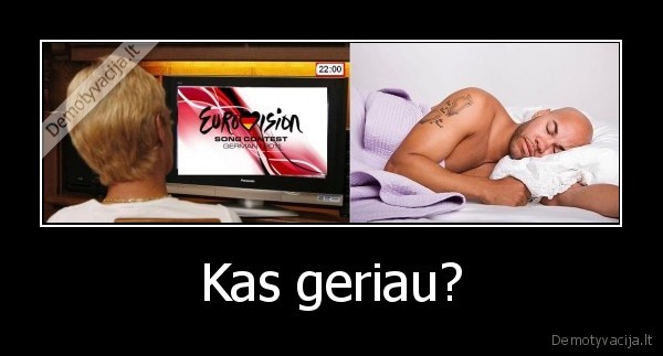 eurovizija, eurovision, miegas, poilsis