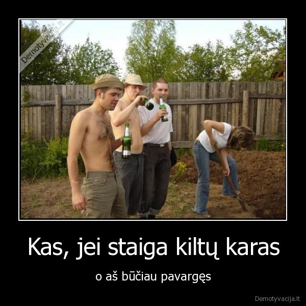 Kas, jei staiga kiltų karas