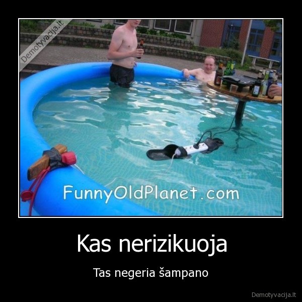 rizika, sampanas, baseinas, gerimas