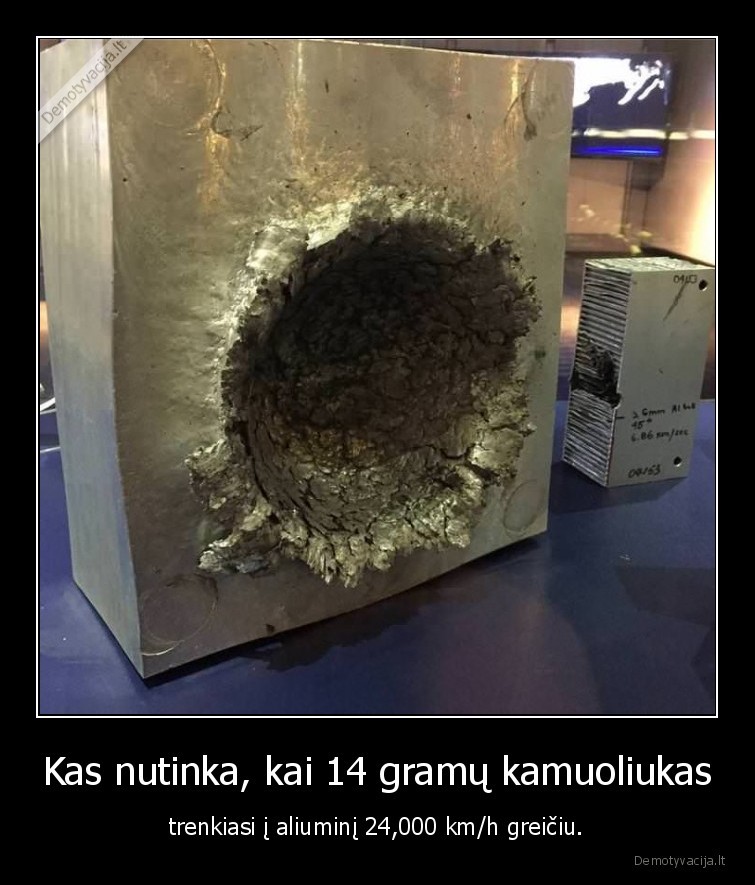 aliuminis,kamuoliukas,greitis