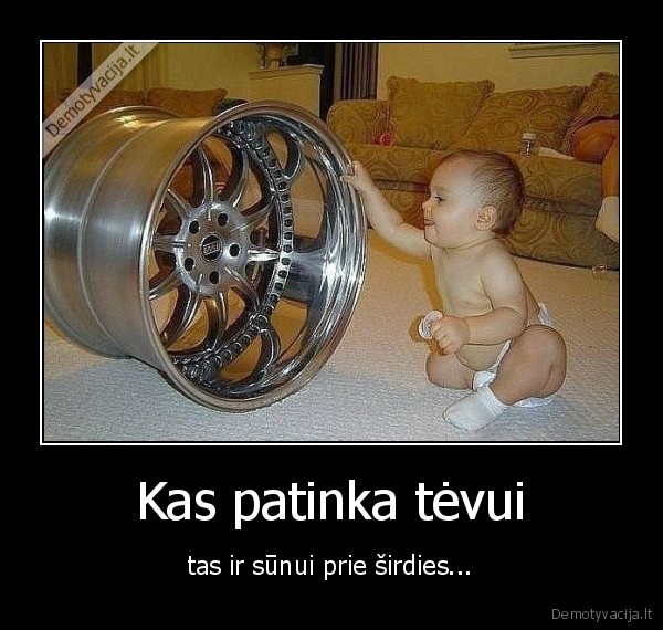 sunus,tevas,automobiliai