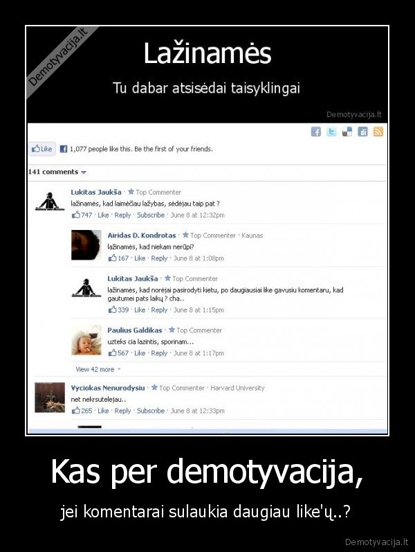Kas per demotyvacija,
