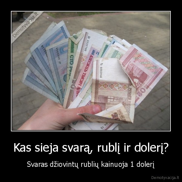 rublio, kritimas,rublio, degradacija