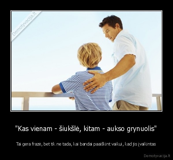 ivaikinimas,juodas, humoras,auksas