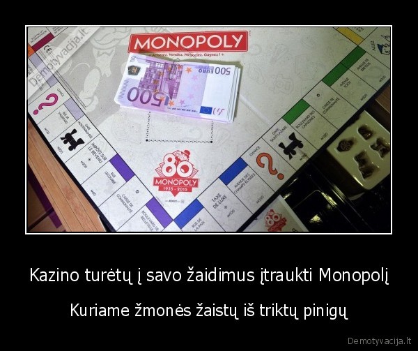 monopolis,kazino,pinigai