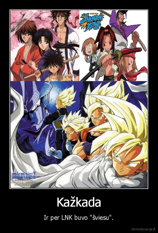 dbz, samurai, x, shaman, king, ir, tt