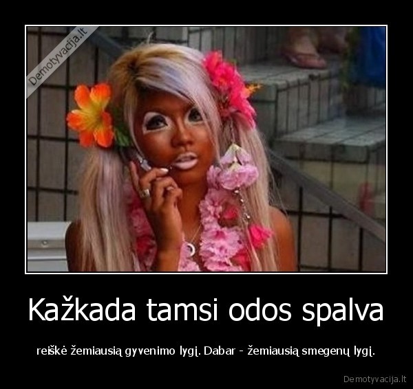 Kažkada tamsi odos spalva