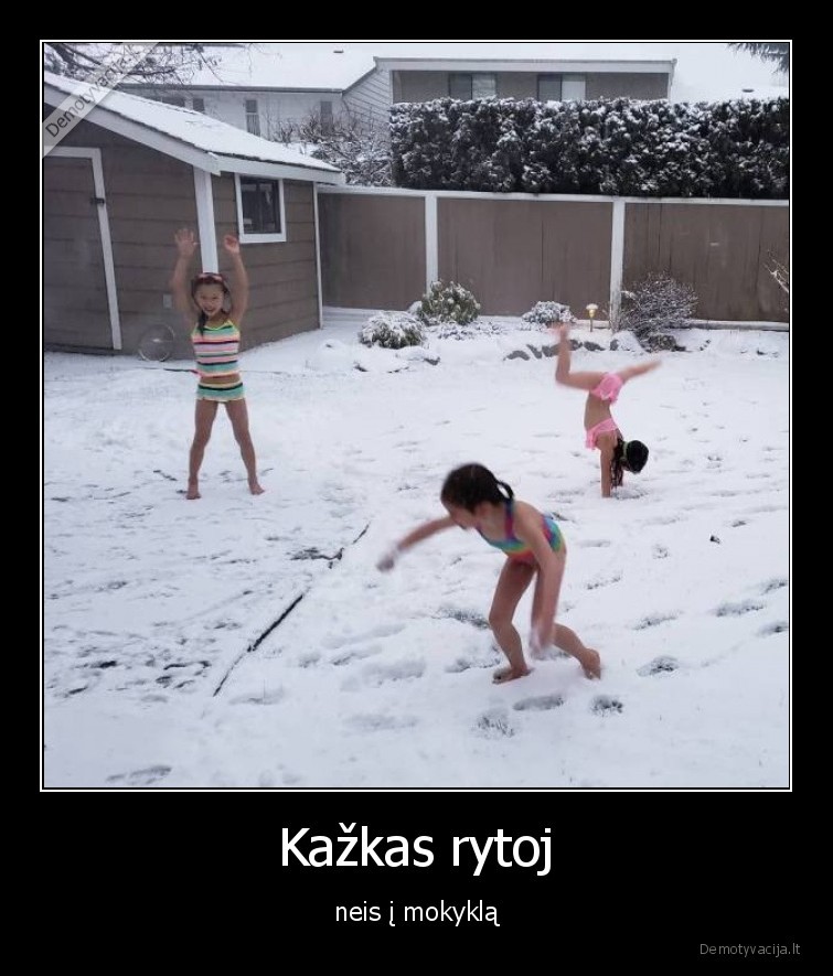 vaikai,mergaites,sniegas