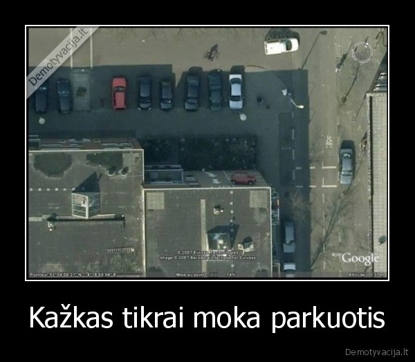 Kažkas tikrai moka parkuotis