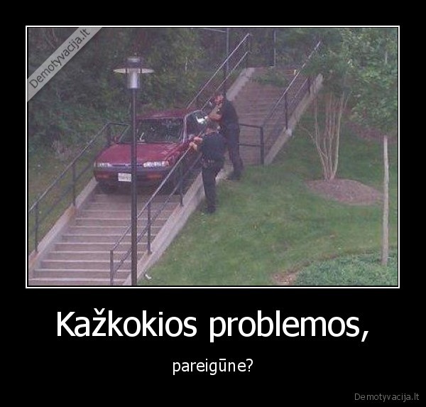 pareigunas,problemos