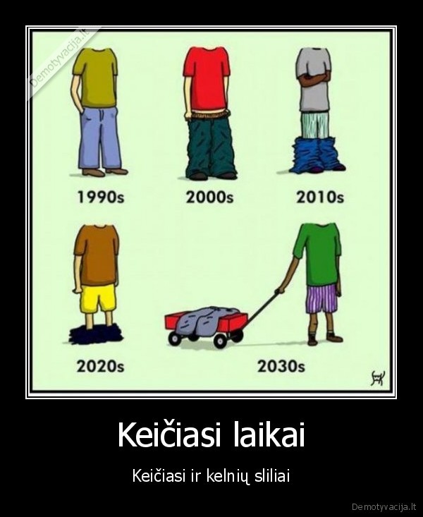 metai,laikas,kelnes,stilius