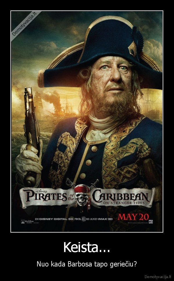 karibai,piratai,barbosa,tapti,geras