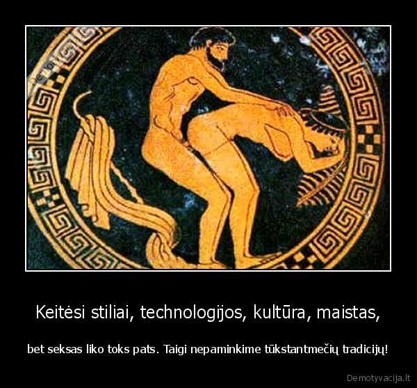 Keitėsi stiliai, technologijos, kultūra, maistas,