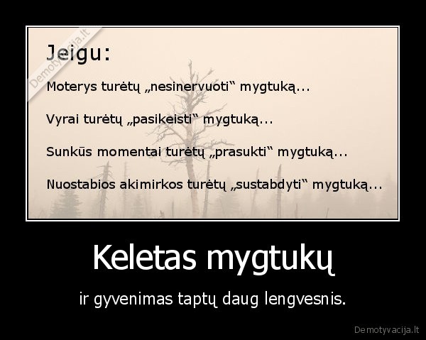 Keletas mygtukų