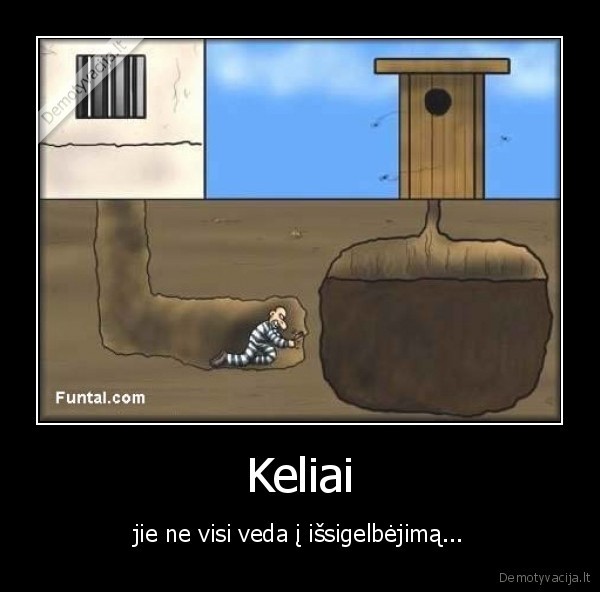 fail,keliai,kalinys,pabegimas