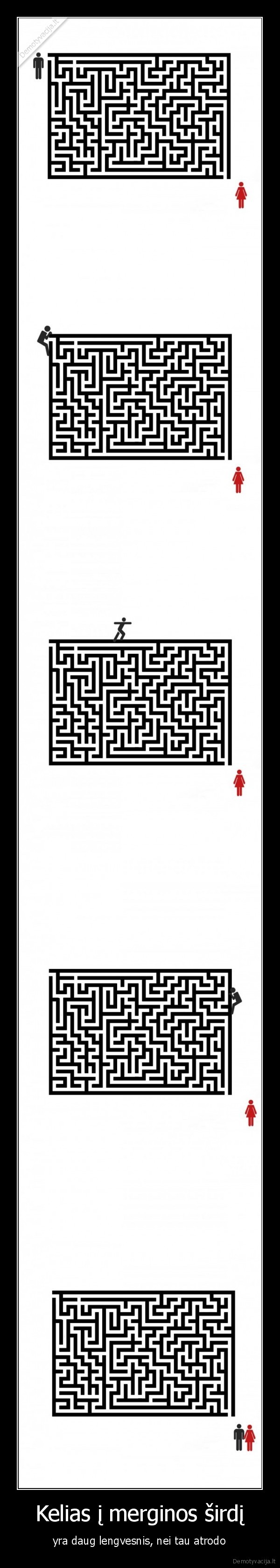 Kelias į merginos širdį