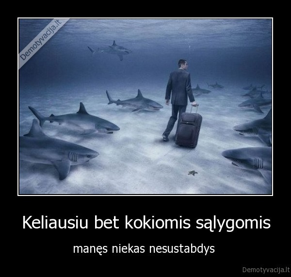 Keliausiu bet kokiomis sąlygomis