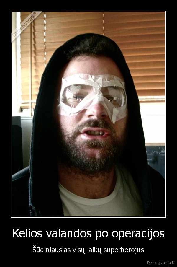 Kelios valandos po operacijos