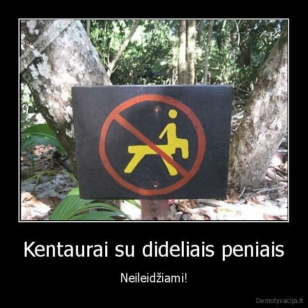 Kentaurai su dideliais peniais