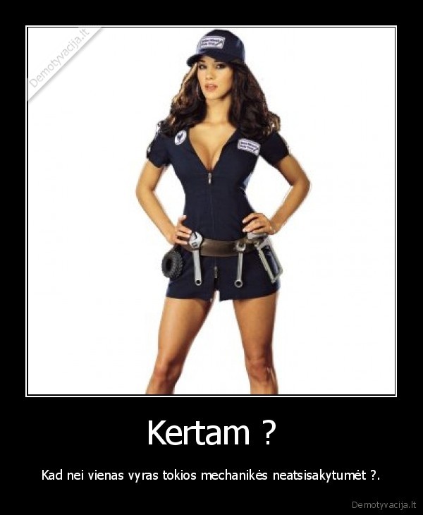 mechanike,moteris,iskvietimas
