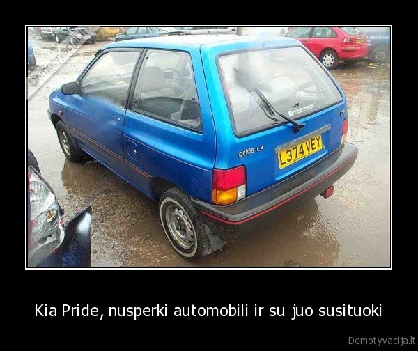Kia Pride, nusperki automobili ir su juo susituoki