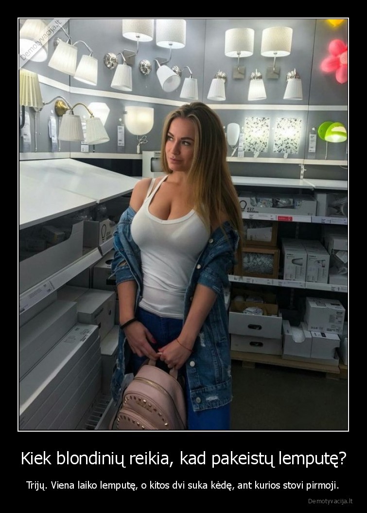 anekdotas, apie, blondines