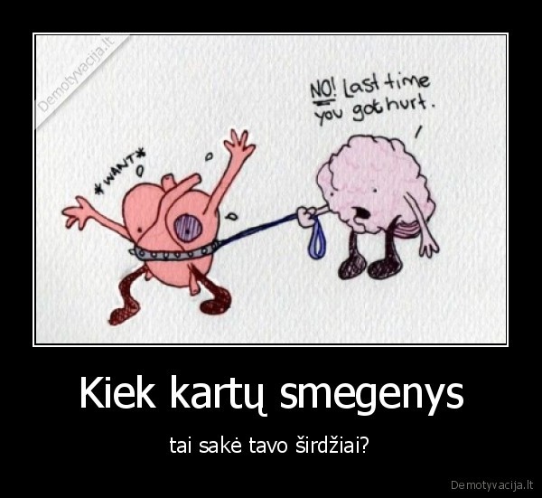 Kiek kartų smegenys