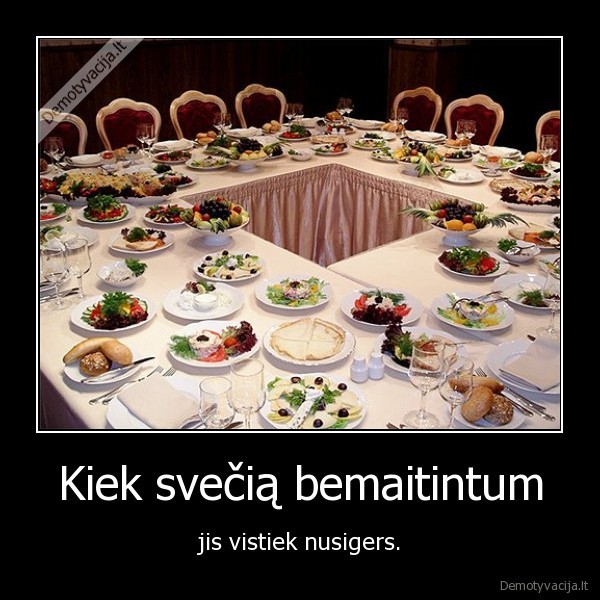 Kiek svečią bemaitintum