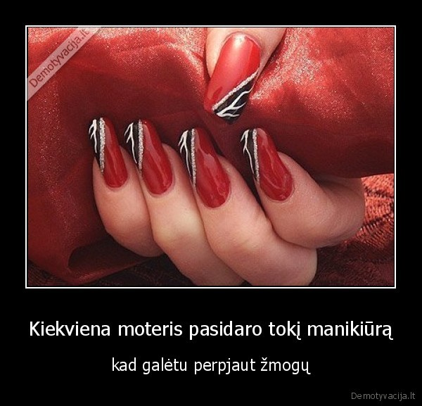 Kiekviena moteris pasidaro tokį manikiūrą