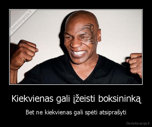 boksininkas,izeidimas,atsiprasymas