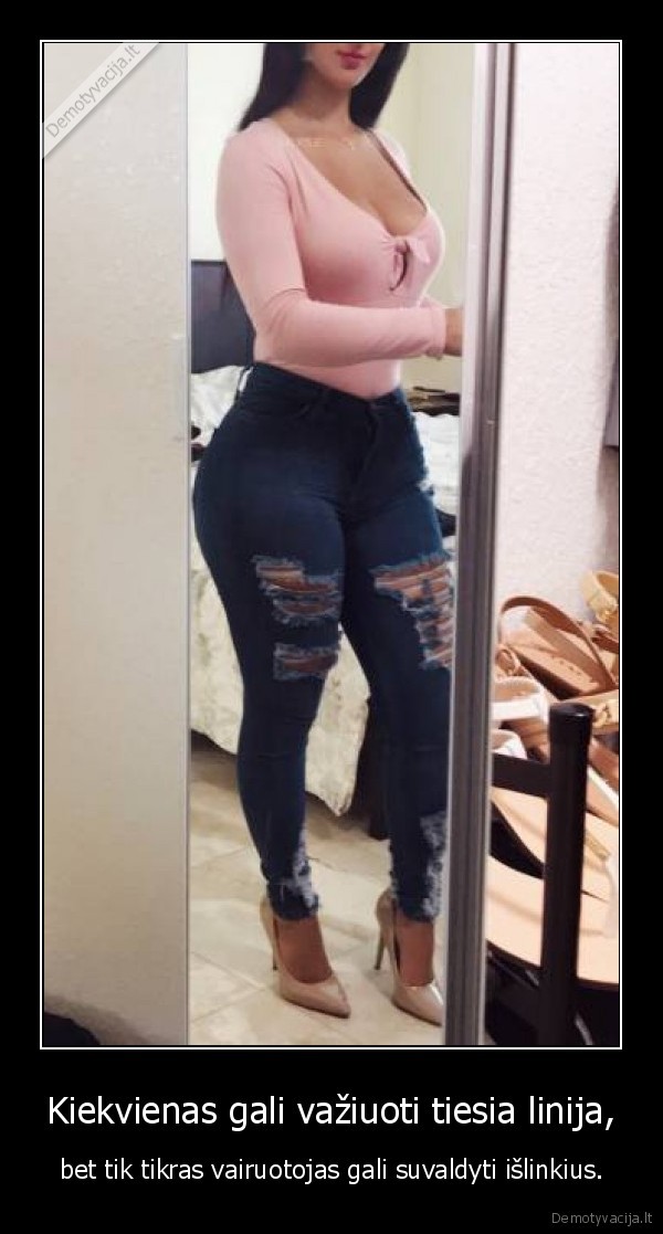 tiesi, linija,islinkiai,mergina,sikna