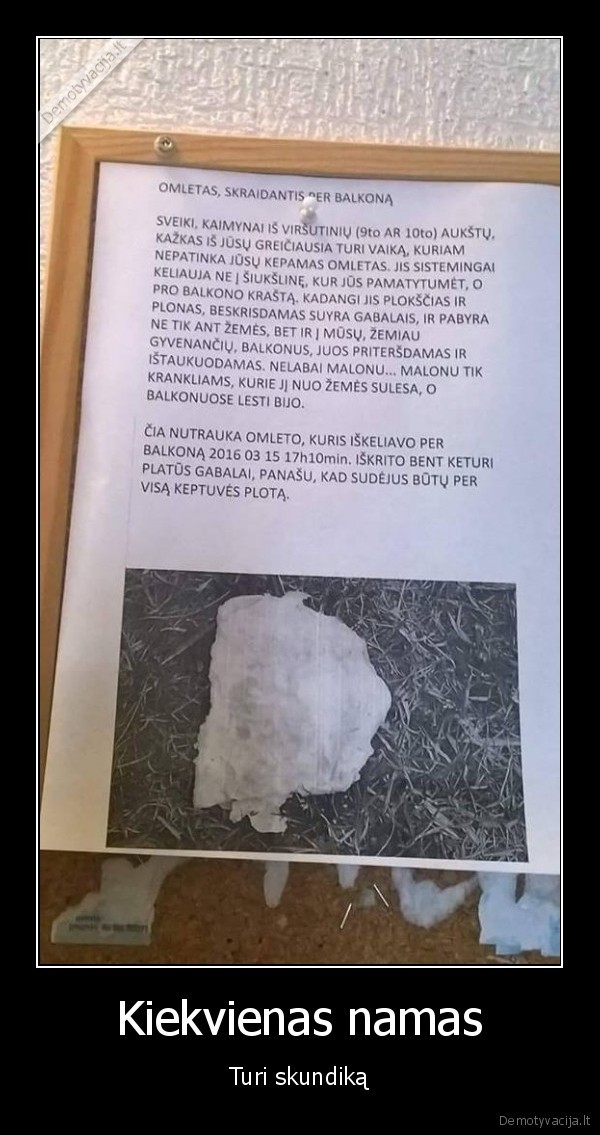 omletas,skelbimas,paskunde, vaika