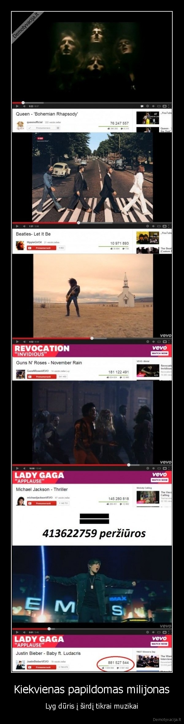 Kiekvienas papildomas milijonas