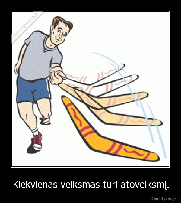 kiekvienas,veiksmas,turi,atoveiksmi