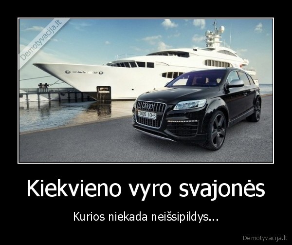 svajones,jachta,masina