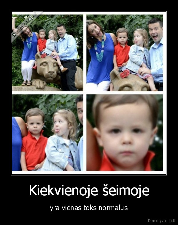 seima,normalus,vaikas