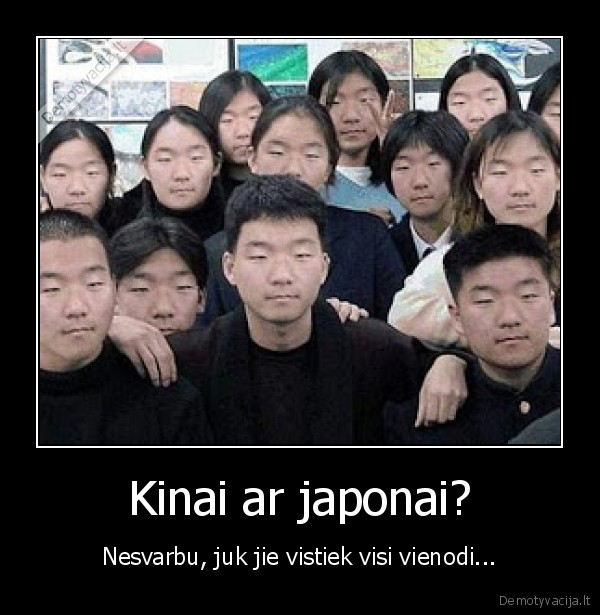 Kinai ar japonai?
