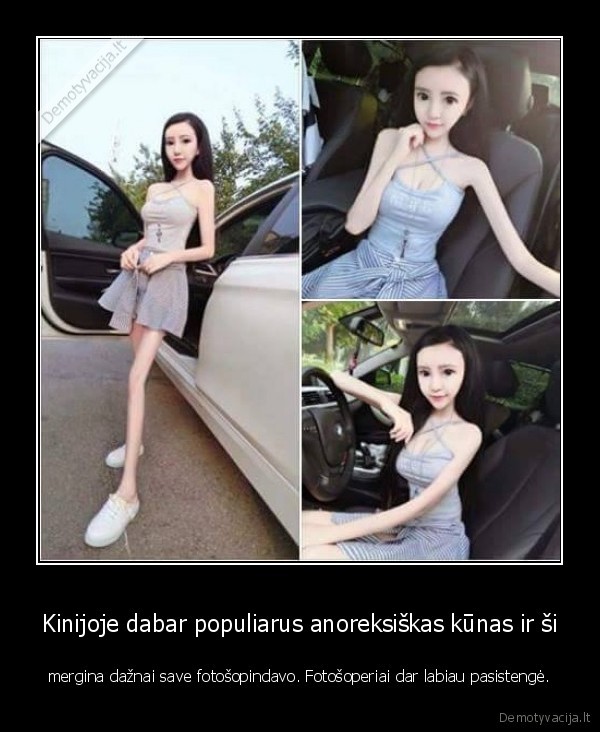 fotosopas,mergina,anoreksija,kinija