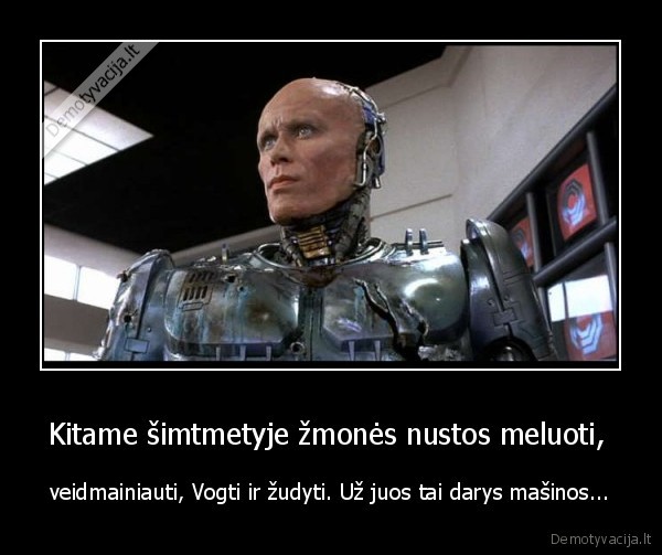 tebunie, robotas, nuzudo, kubiliu, 