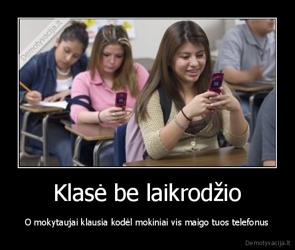 Klasė be laikrodžio