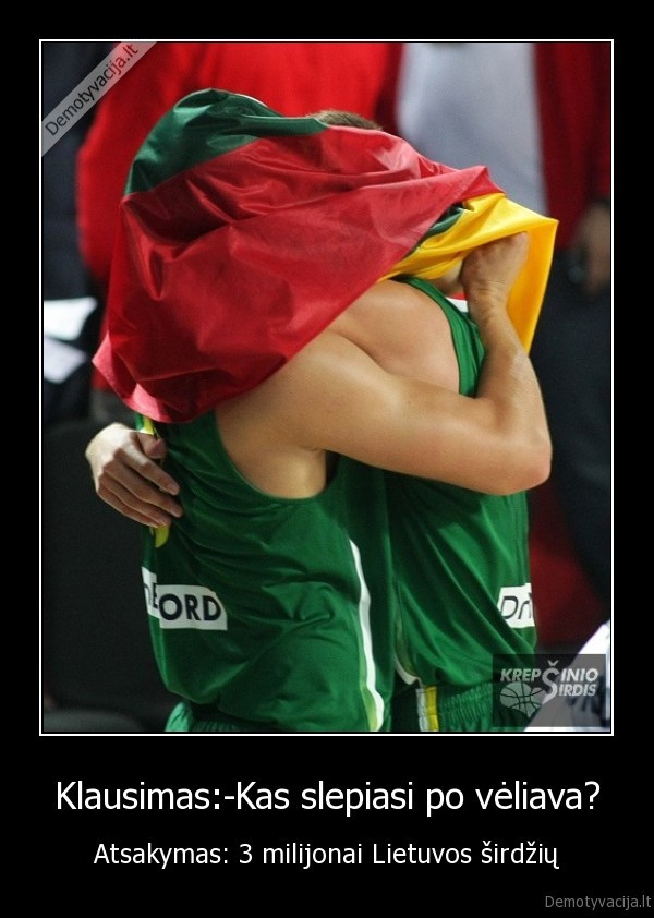 Klausimas:-Kas slepiasi po vėliava?