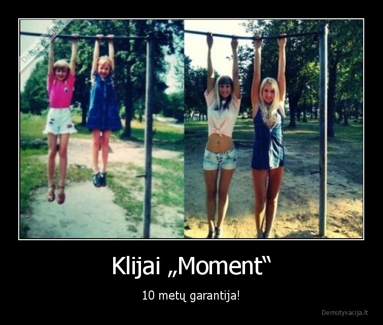 klijai,moment,merginos,skersinis