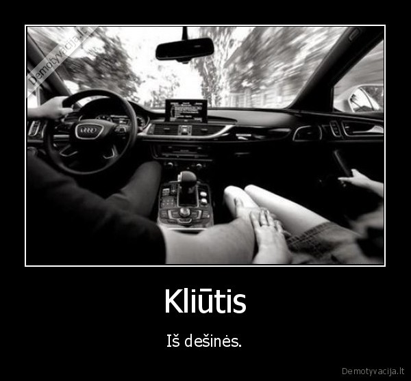 kliutis,moteris,masina