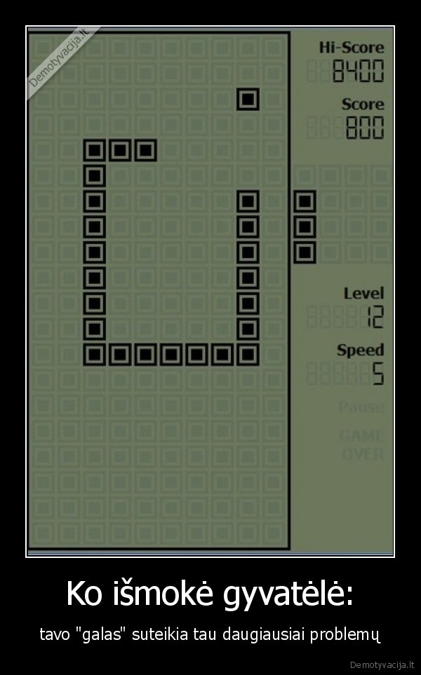 problemos,gyvatele,galas