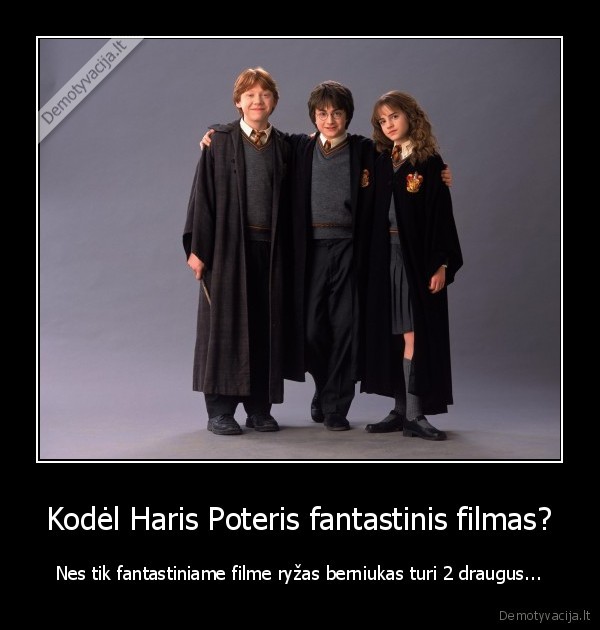 Kodėl Haris Poteris fantastinis filmas?