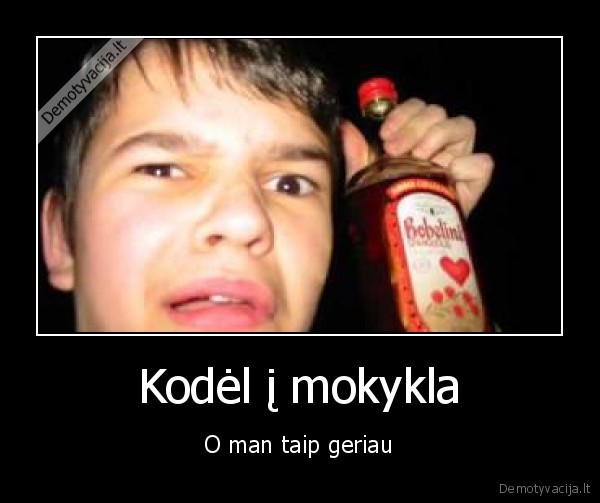 Kodėl į mokykla
