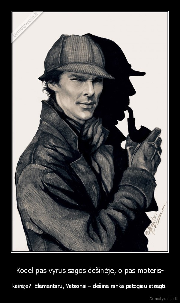 Kodėl pas vyrus sagos dešinėje, o pas moteris-