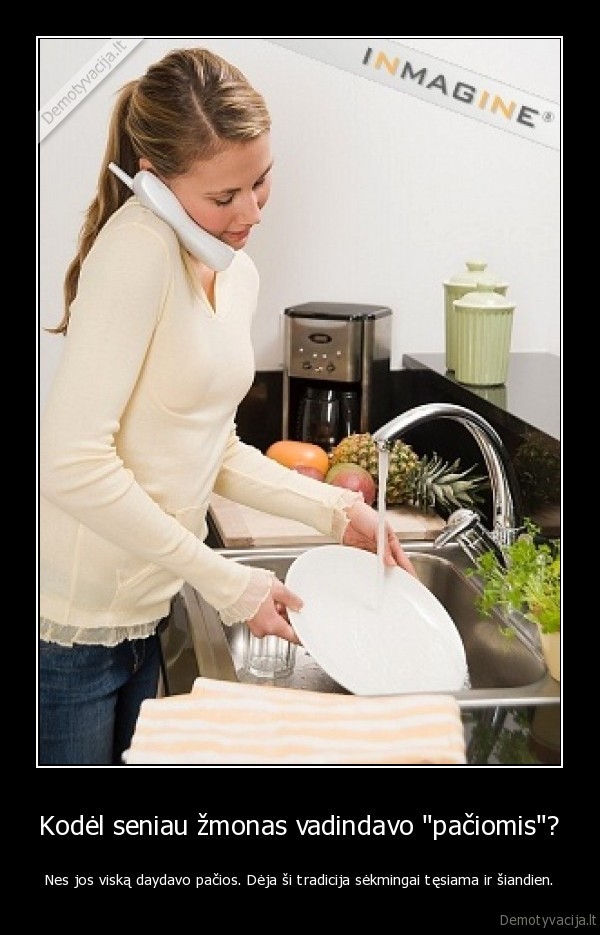 Kodėl seniau žmonas vadindavo &quot;pačiomis&quot;?